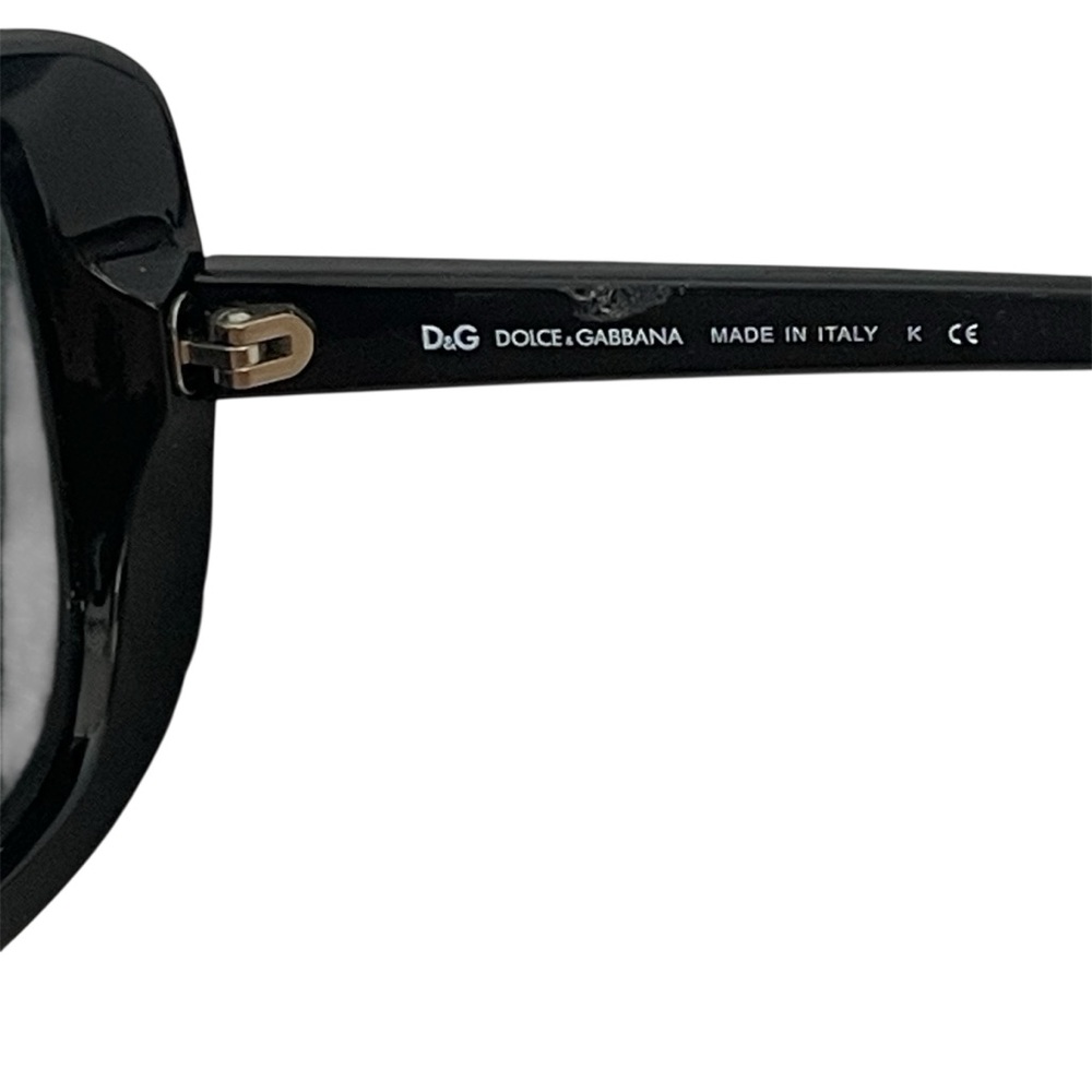 Dolce & Gabanna Black Butterfly Frame Sunglasses - Picture 8 of 10
